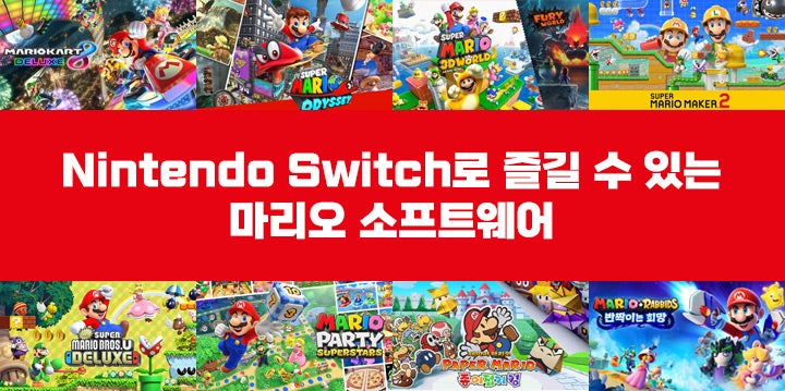 Nintendo Switch로 즐길 수 있는 마리오 소프트웨어